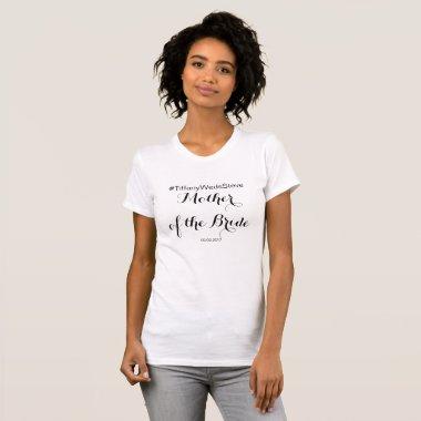 PERSONALIZED Mother of the Bride TShirt from Set