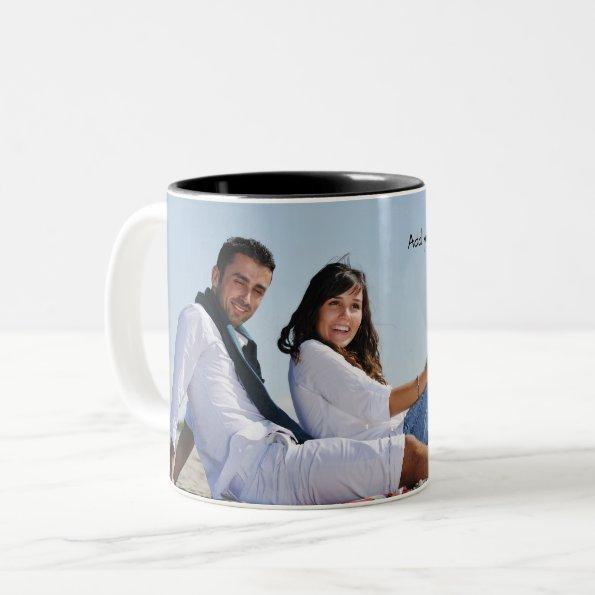 Personalized photo mug