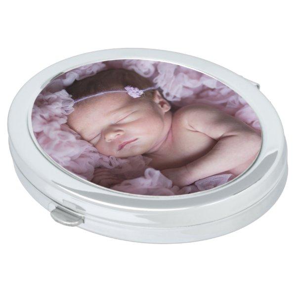 Personalized Picture Compact Mirror for Purse