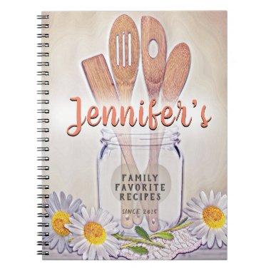 Personalized Recipe Cookbook Notebook