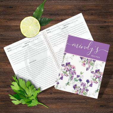 Personalized Recipe Spiral Notebook