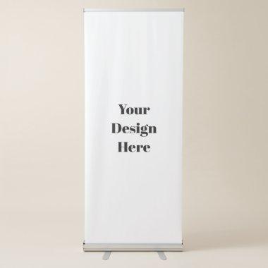 Personalized retractable banner