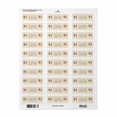 Personalized Soft Beige Return Address Labels