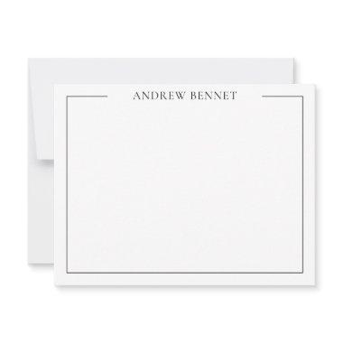 Personalized Stationery Classic Family Thank You Note