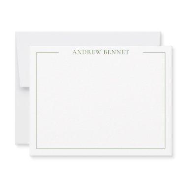 Personalized Stationery Classic Family Thank You Note