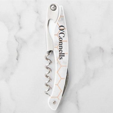 personalized wedding corkscrew