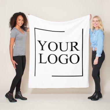 Personalized Wedding Custom Idea Add Logo Fleece Blanket
