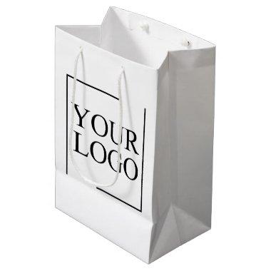 Personalized Wedding Custom Idea Add Logo Medium Gift Bag