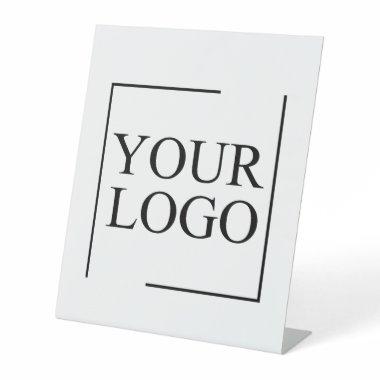 Personalized Wedding Custom Idea Add Logo Pedestal Sign