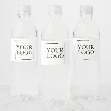 Personalized Wedding Custom Idea Add Logo Water Bottle Label