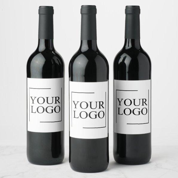 Personalized Wedding Custom Idea Add Logo Wine Label
