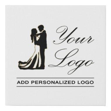 Personalized Wedding Custom Idea Add Your Design Faux Canvas Print