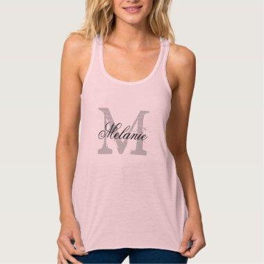 Personalized wedding party bridal shower tank tops