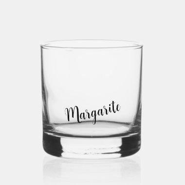 Personalized Whiskey Glass