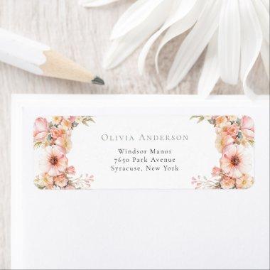 Petal and Prosecco Address Labels