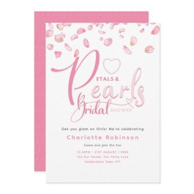 PETALS AND PEARLS Pink Glam Chic