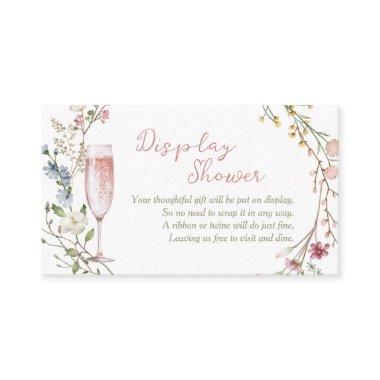 Petals and Prosecco Bridal Display Shower Enclosure