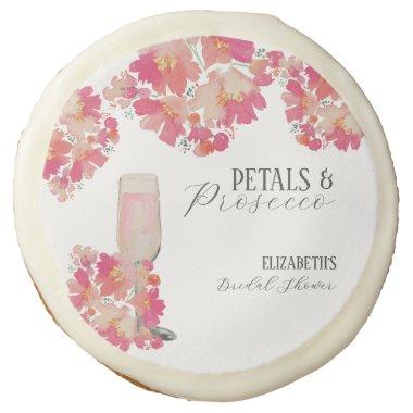 Petals and Prosecco  Floral Pink Sugar Cookie