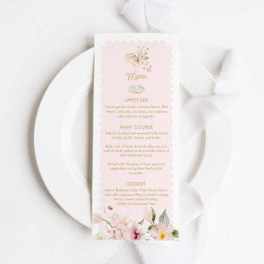 Petals and Prosecco  Menu