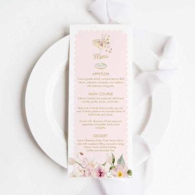 Petals and Prosecco Bridal Shower Menu