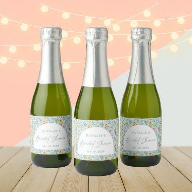 Petals and Prosecco  Party Sparkling Wine Label