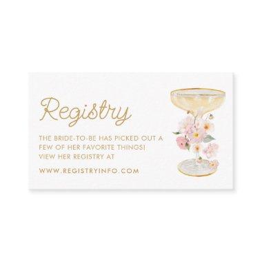 Petals and Prosecco  Registry Enclosu Enclosure