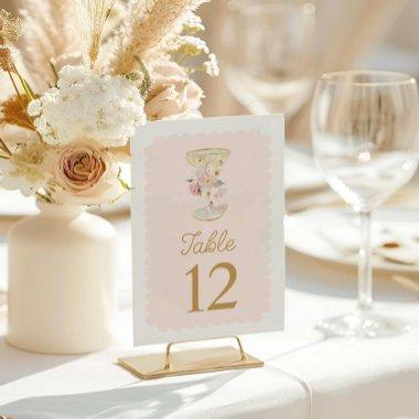 Petals and Prosecco  Table Number
