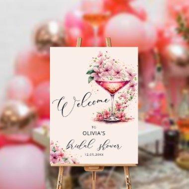 Petals and Prosecco  Welcome Foam Board