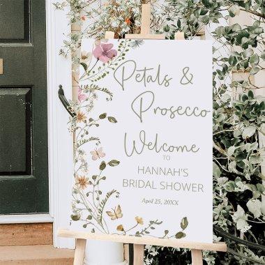 Petals and Prosecco  Welcome Foam Board