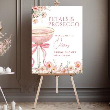 Petals and Prosecco  Welcome Foam Board