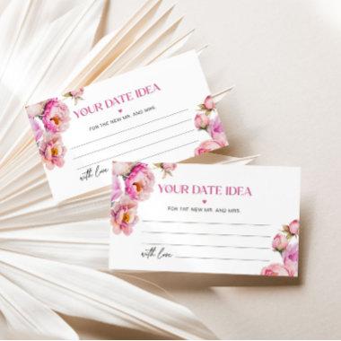 Petals and prosecco bright pink Date night ideas Enclosure Invitations