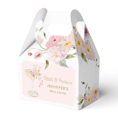 Petals and Prosecco Floral Garden  Favor Boxes
