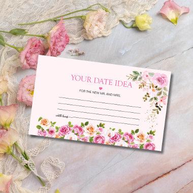 Petals and prosecco Floral Pink Date night ideas Enclosure Invitations