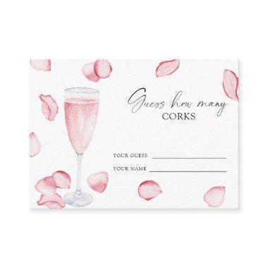 Petals and Prosecco - guess how many corks Enclosure