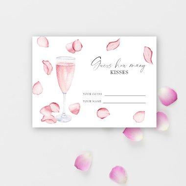 Petals and Prosecco - guess how many kisses Enclosure