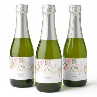 Petals and Prosecco MINI Sparkling Wine Label