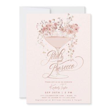 Petals And Prosecco Pink Wildflowers