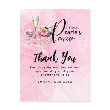 Petals Pearls Prosecco Favors  Post