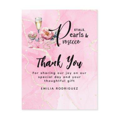 Petals Pearls Prosecco Favors Bridal Shower PostInvitations