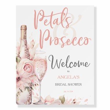 Petals & Prosecco Blush Pink Floral  Foam Board
