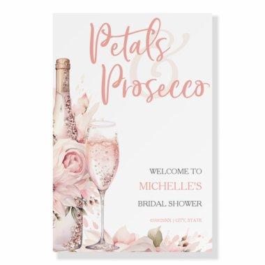 Petals & Prosecco Blush Pink Floral  Foam Board
