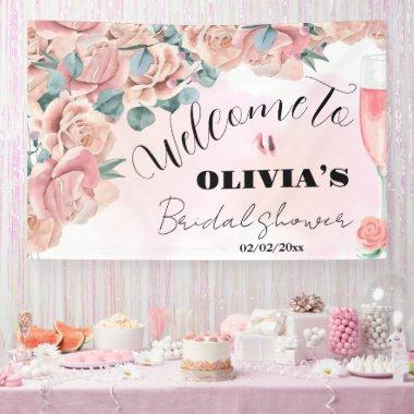 petals & prosecco  welcome sign