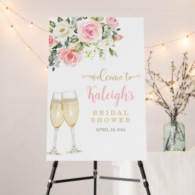Petals & Prosecco  Welcome Sign