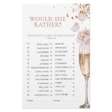 Petals & Prosecco  Would she Rather Stationery