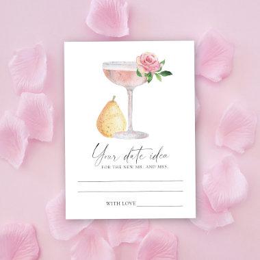 Petals & Prosecco - Date night ideas \ Date jar Enclosure Invitations