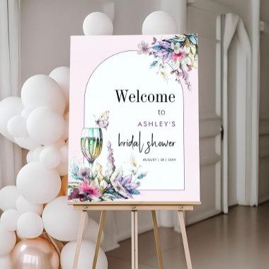 Petals & Prosecco Floral Arch Bridal Shower Foam Board