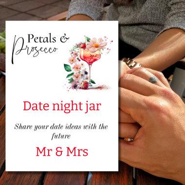 Petals Prosecco Floral  Brunch Date Photo Print