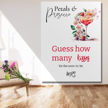 Petals Prosecco Floral  Brunch Guess Poster