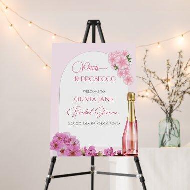 Petals & Prosecco Floral  Welcome Foam Board