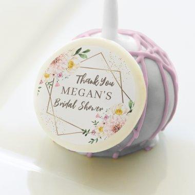 Petals & Prosecco | Foral Pink Gold  Cake Pops